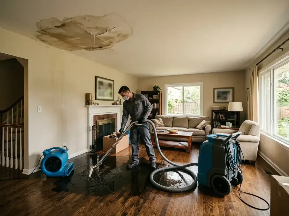 attic-pipe-burst-ceiling-drip-008 — frequently asked questions, Water Damage Restoration & Carpet Care in Blissfield, MI